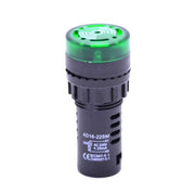 Indicator Martor cu Alarma, Buzzer Sonor, LED, 220V, 20 mA, Verde