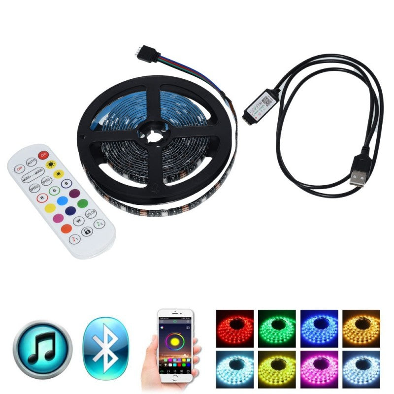 Kit Banda Led RGB TV, Telecomanda + Bluetooth