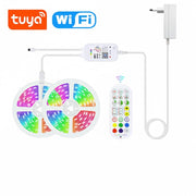 Kit Banda LED RGB Smart 20m, 24V, Wi-Fi Tuya, Sincronizare Muzica si Control Vocal