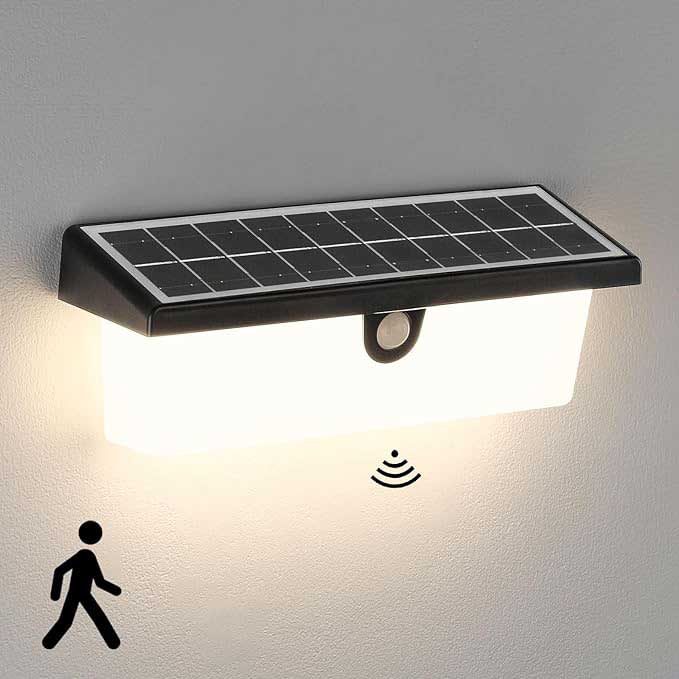 Lampă Solară LED de Perete Exterior, Senzor de Mișcare, Mod Ambiental, Acumulator 2200 mAh, 20W, ClassLights