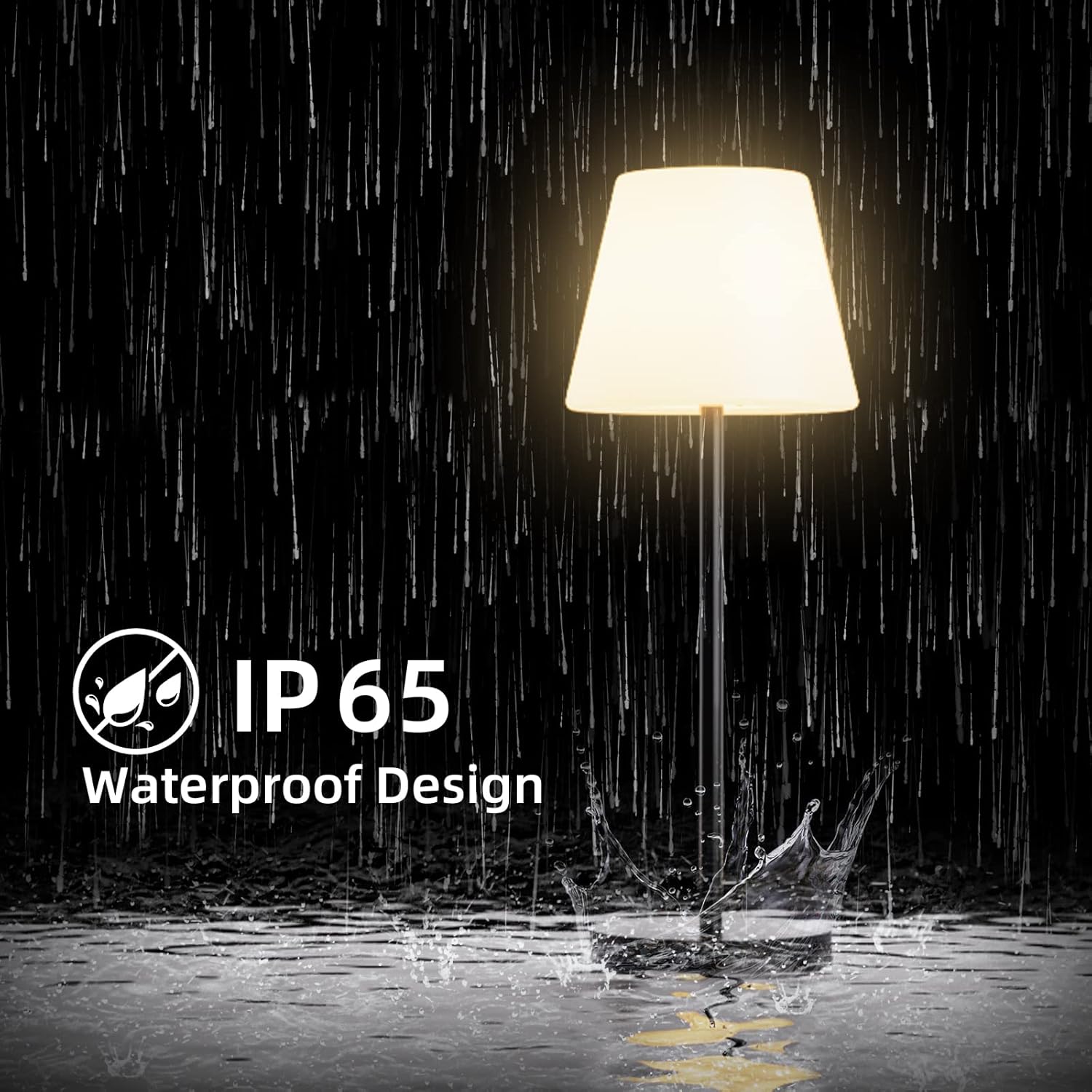 Lampa de Masă, Încărcare Solară și USB-C, Lumină Multicoloră RGBW, Telecomanda, ClassLights