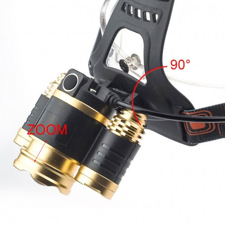 Lanterna de Cap 3XT6 cu Acumulator 10W
