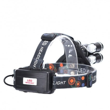 Lanterna de Cap cu 5 Led-uri 30W-8000Lm