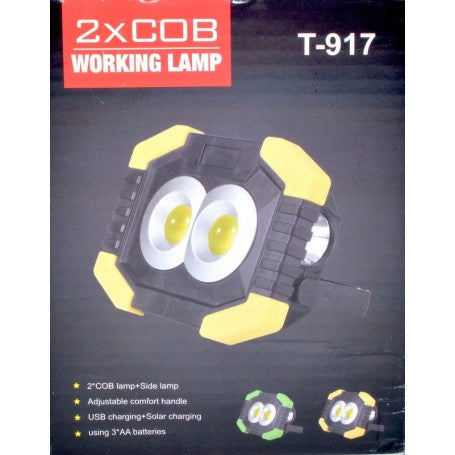 Lampa tip Proiector cu Panou Solar