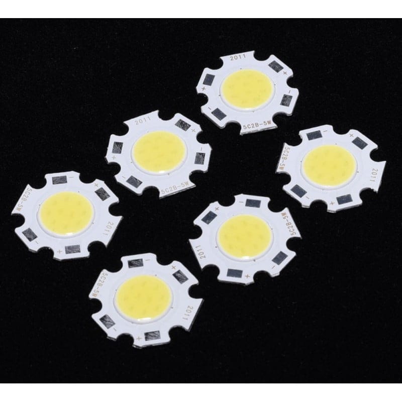 Led Cob 3W -11mm , Alb-Rece
