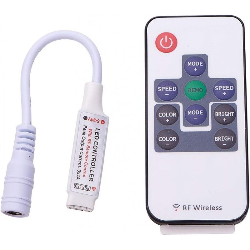 Mini Controller RF Wireless 10 Taste, Banda RGB 4 Fire