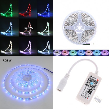Mini-Controller LED RGBW cu Wi-Fi 5-24V