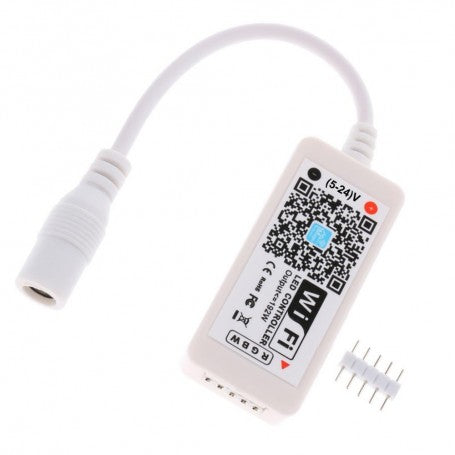 Mini-Controller LED RGBW cu Wi-Fi 5-24V