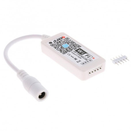 Mini-Controller LED RGBW cu Wi-Fi 5-24V