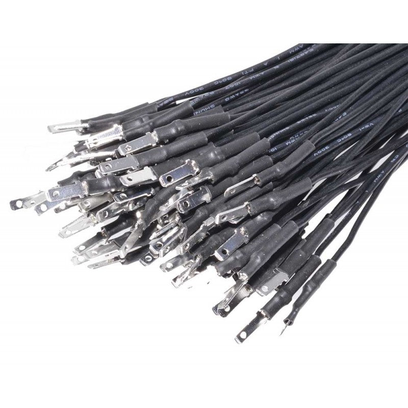 Papuc electric TATA, 2,8MM, Fir 20 cm, 100buc/Set, Negru