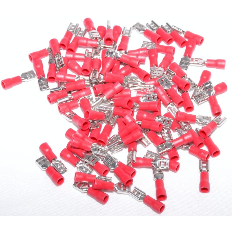 Papuc Electric Rosu Tip Mama 4,8mm ,100Buc/Set