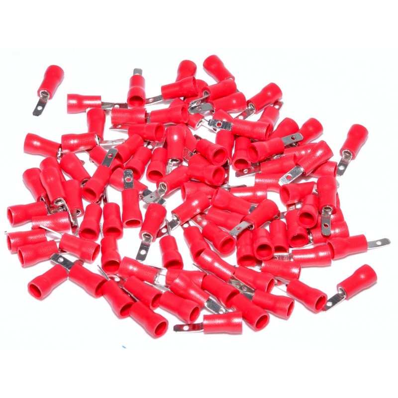 Papuc Electric Rosu Tip Tata 2,8mm ,100Buc/Set