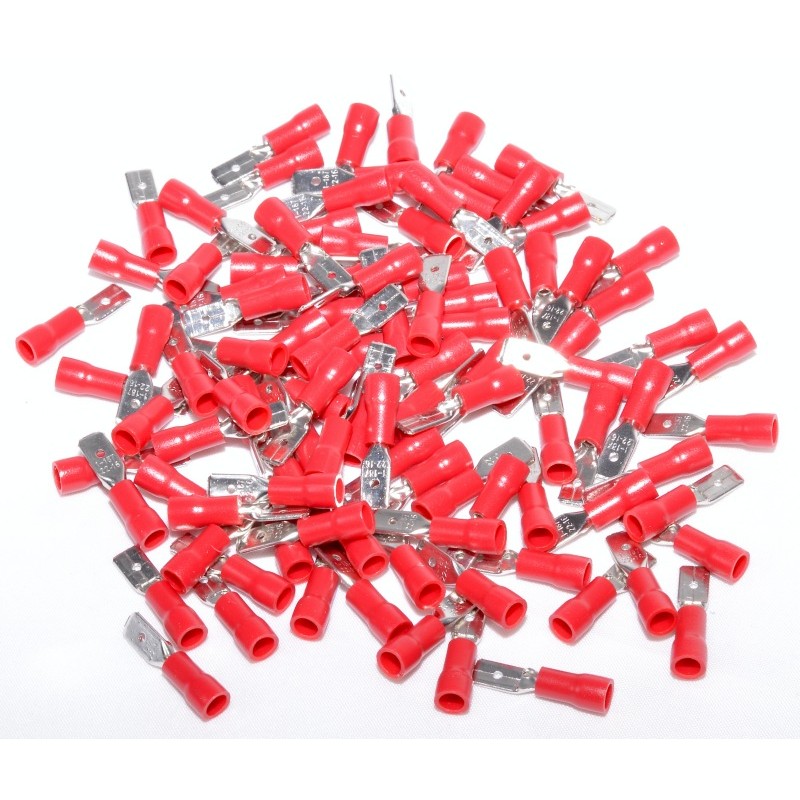 Papuc Electric Izolat Rosu Tata 4,8MM 100B/Punga