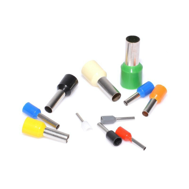 Pin Terminal Pentru Cablu E0508 Alb , 100Buc/Set