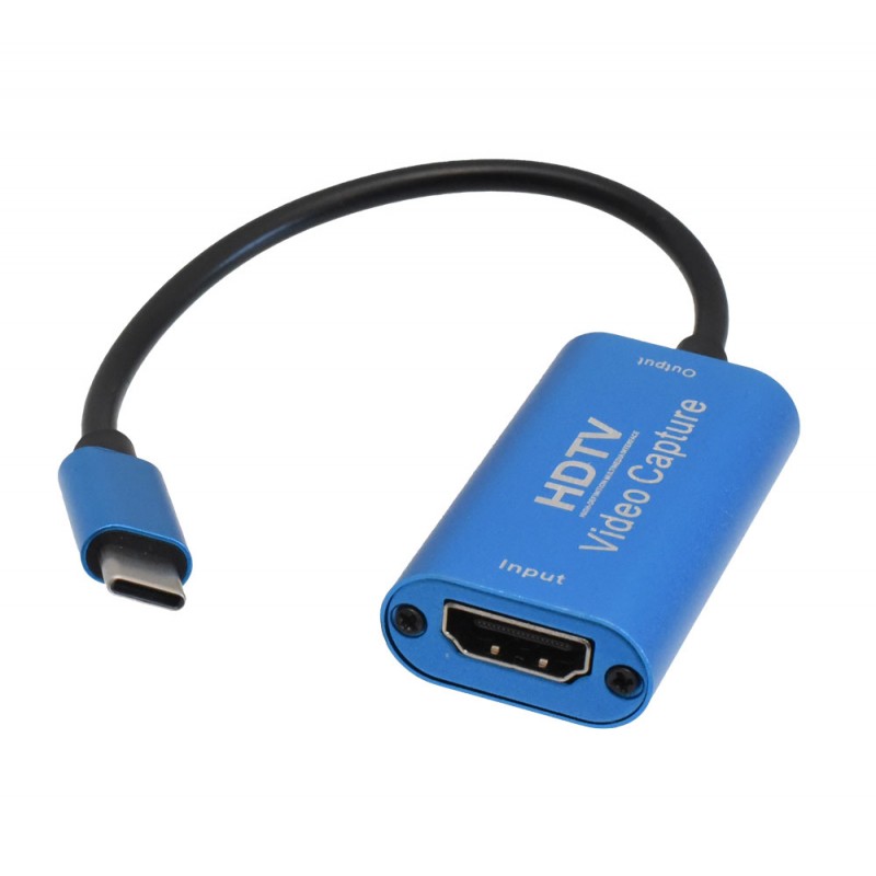 Placa Video Captura HDMI- Type-C, HDTV