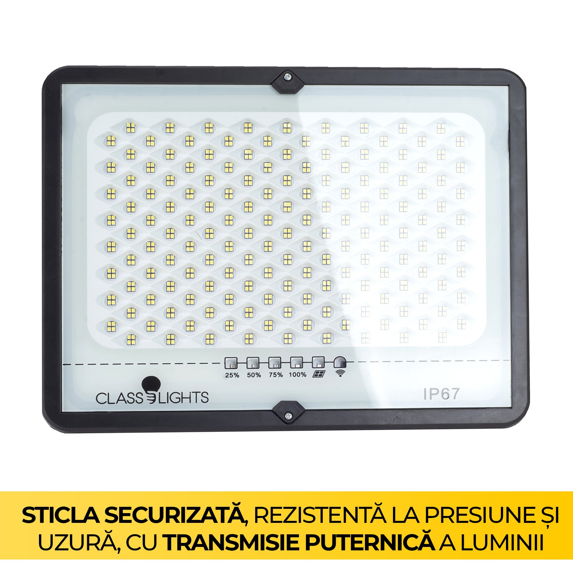 Proiector Solar Led 300W, Kit Complet, Ip67, ElectroAZ