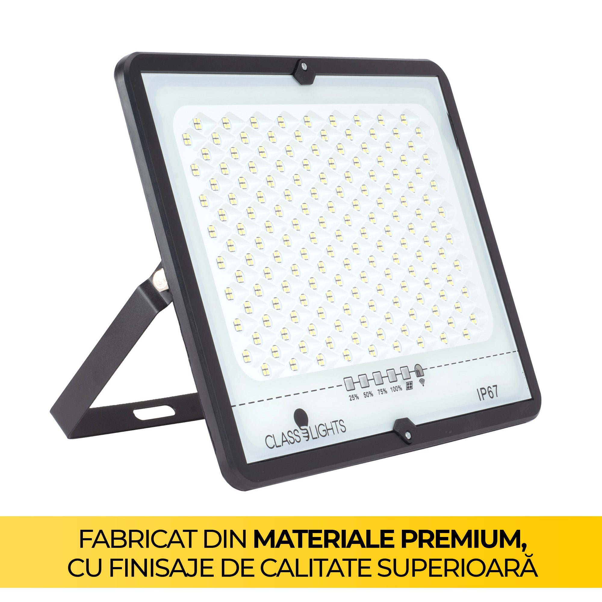 Proiector Solar Led 300W, Kit Complet, Ip67, ElectroAZ