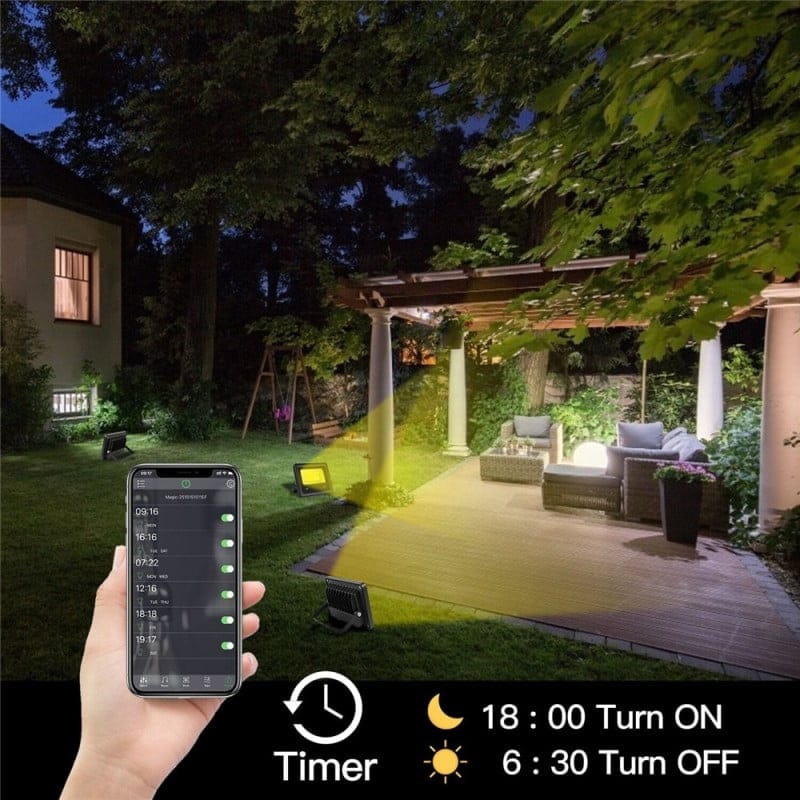 Proiector RGBW LED 40W, Android, iOS, Bluetooth