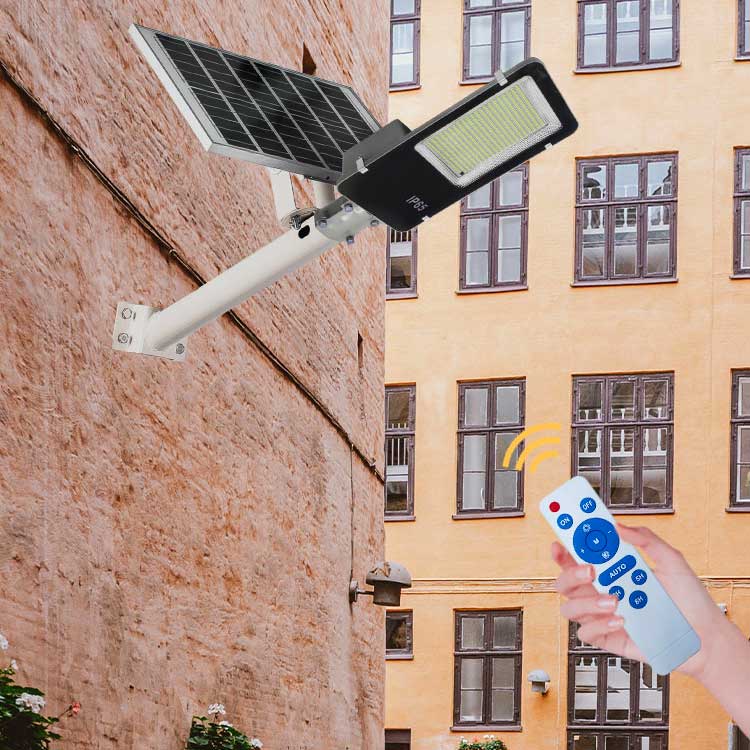 Lampa Solara Led 300W, Telecomanda si Accesorii incluse - Alb Neutru, ElectroAZ