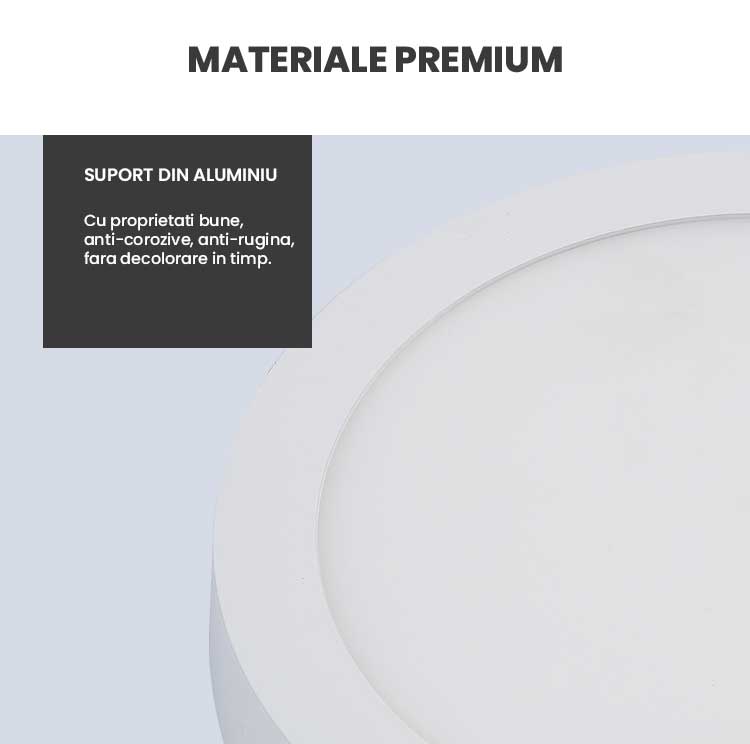 Aplica Led Rotunda,Aparenta, Driver IC inclus, Putere 24W, ElectroAZ