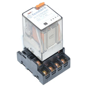 Releu Industrial 24V-AC / 11P, Cu Soclu, 11 Pini