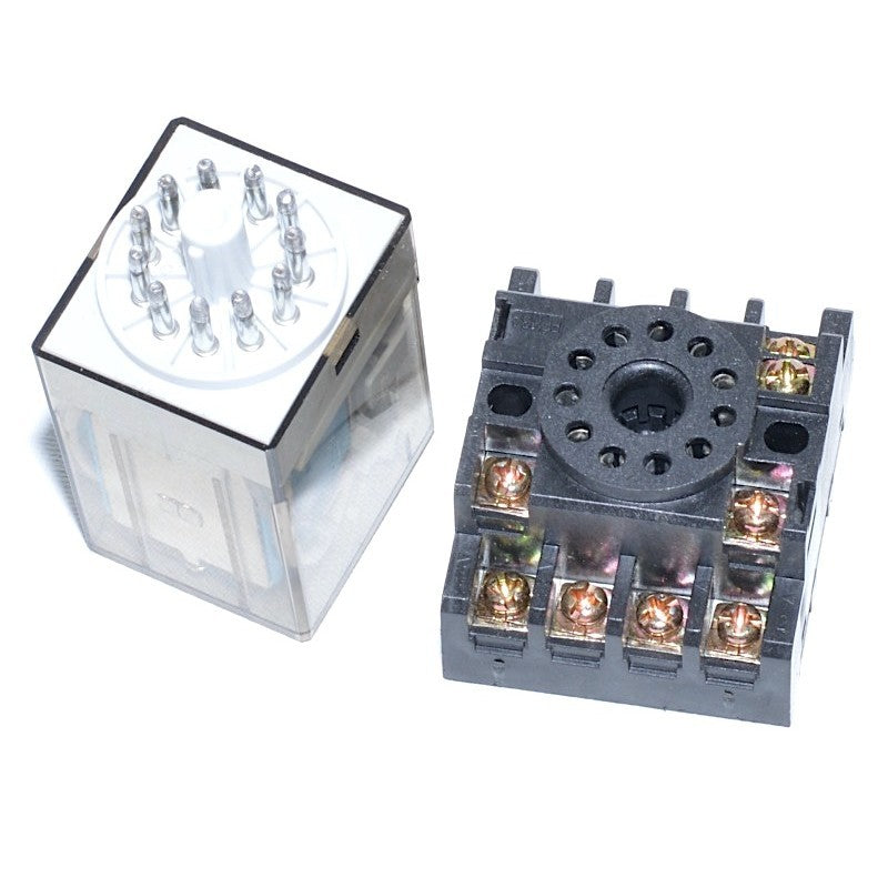 Releu Industrial 48V-DC, 11P, Cu Soclu, 11 Pini