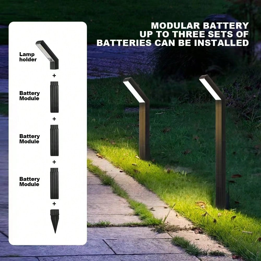Lampa Solara LED pentru Gradina, Inaltime Reglabila, IP65