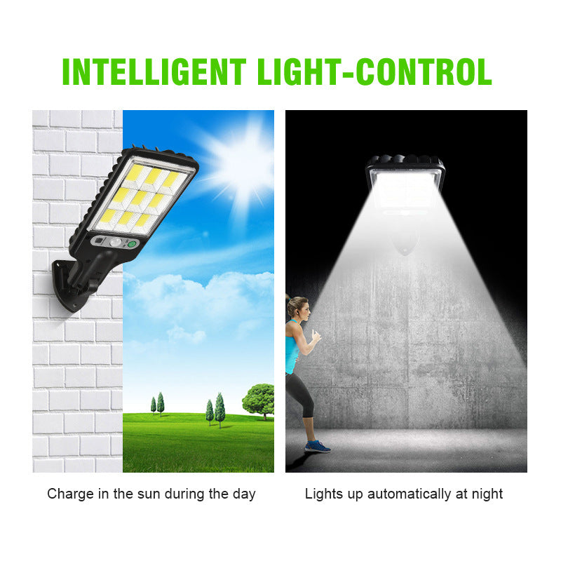 Lampa Solara Stradala LED COB 108, Senzor Miscare si Telecomanda