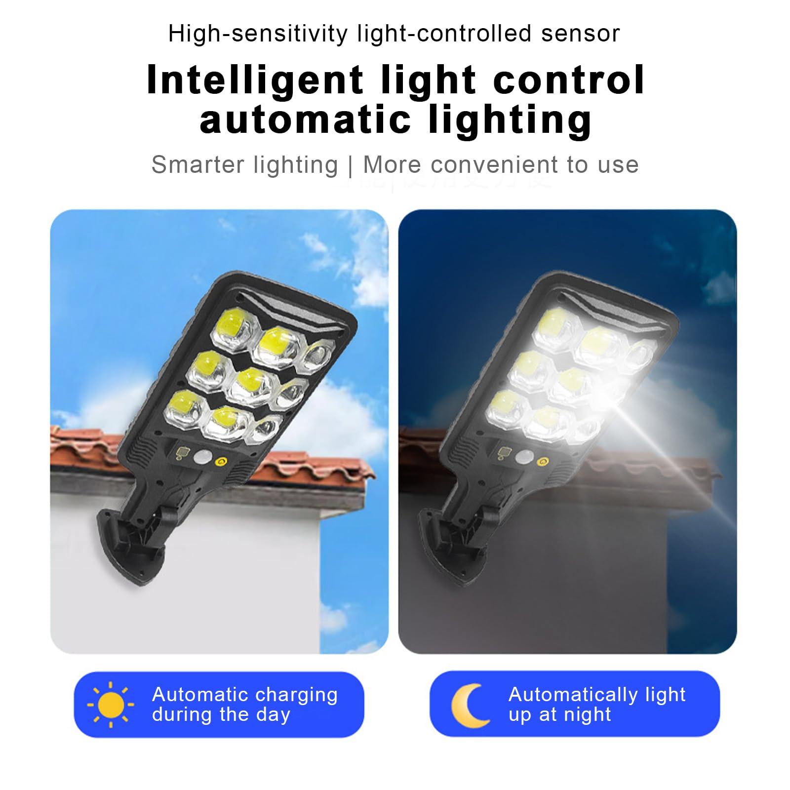 Lampa Stradala Solara cu Senzor de Miscare si Telecomanda