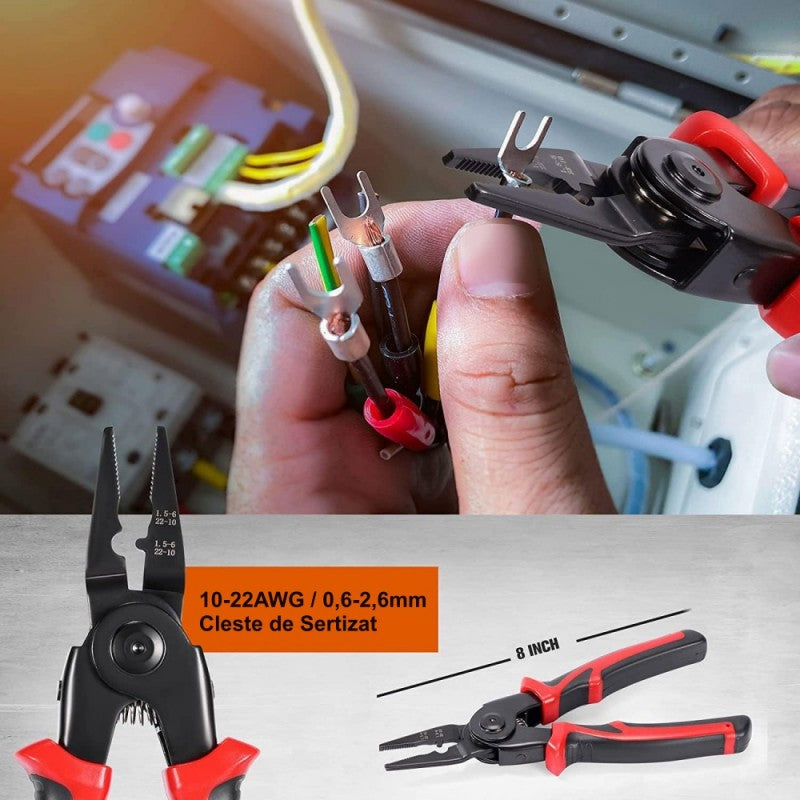 Set Multifunctional 5 in 1 - Patent, Dezizolat, Cleste, Sertizat, Foarfeca / SJP-8029