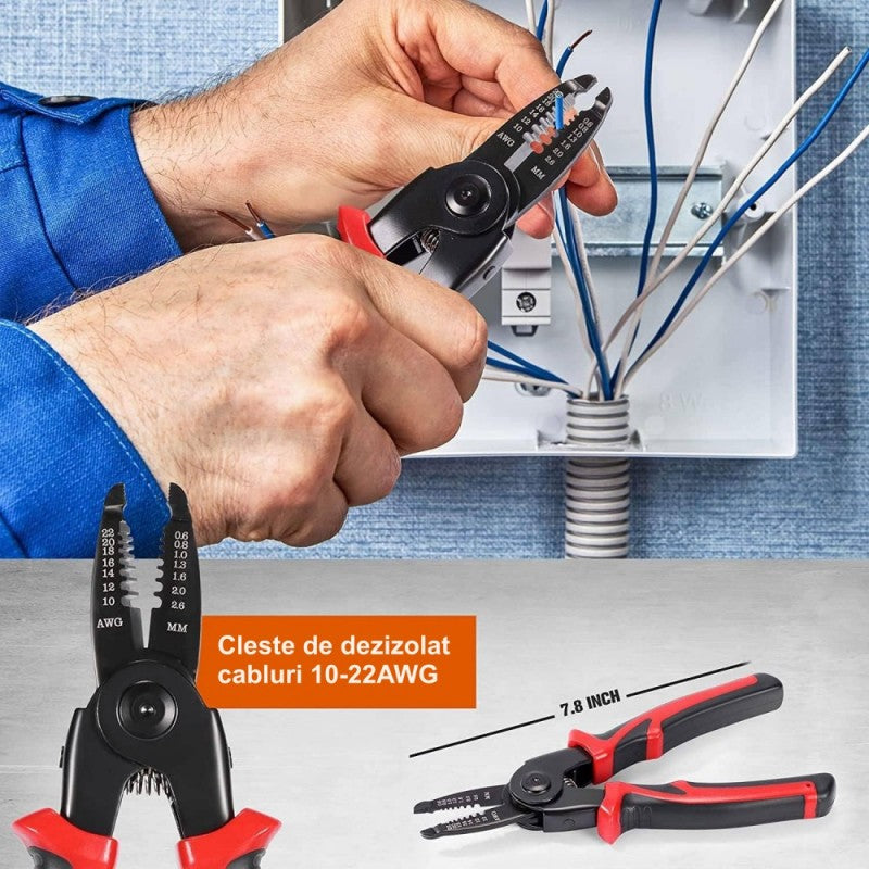 Set Multifunctional 5 in 1 - Patent, Dezizolat, Cleste, Sertizat, Foarfeca / SJP-8029