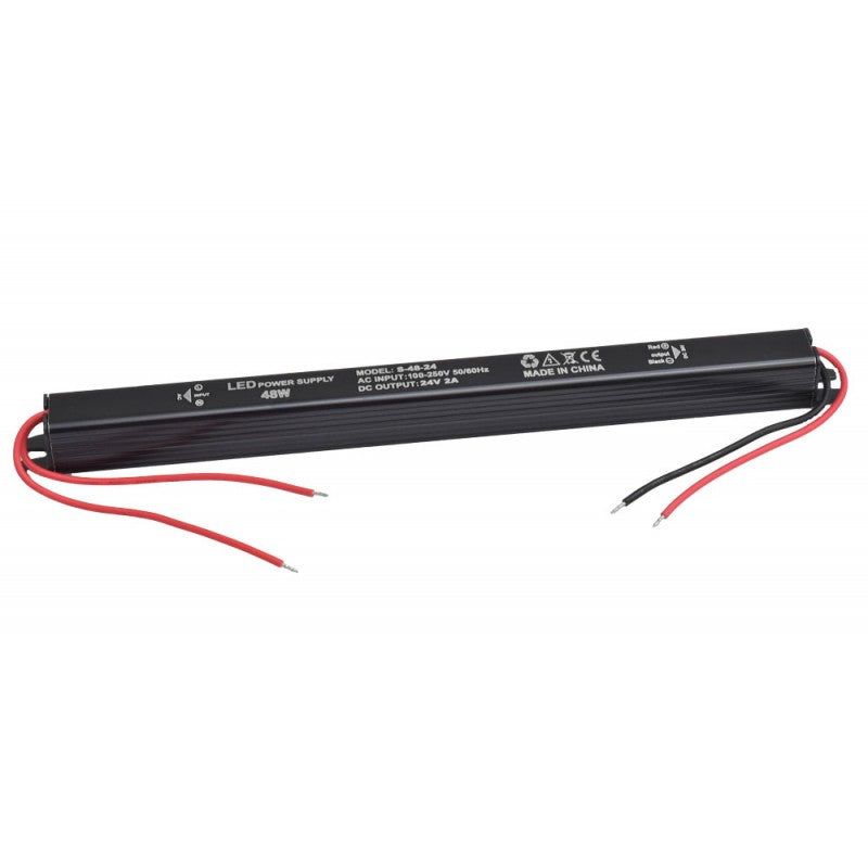 Sursa de Alimentare, Ultra Slim Black, 24V, 48W, 2A, Interior, IP20