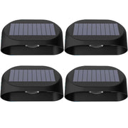 Set 4 Lămpi Solare de Perete pentru Exterior, Lumină Multicoloră RGBW, Classlights