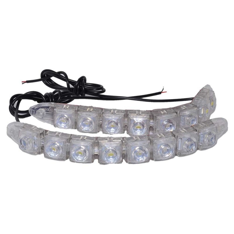 Set Lumini Auto Led DRL, Flexibile, Universale,  2 X 18 , 12V - 18W
