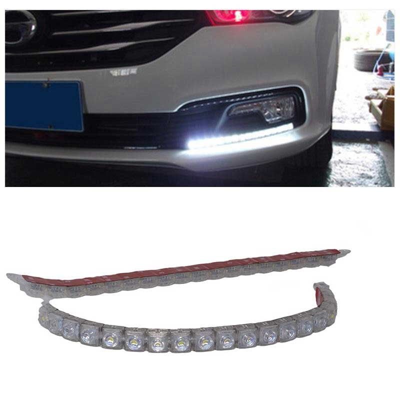 Set Lumini Auto Led DRL, Flexibile, Universale,  2 X 8 , 12V - 8W