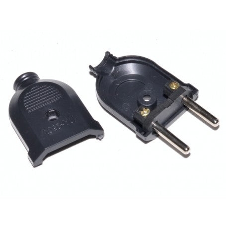 Stecher EU Plat 10A-250V Negru