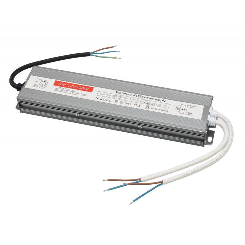 Sursa Alimentare Slim, Exterior, 12V, 500W, 41.6A, IP67