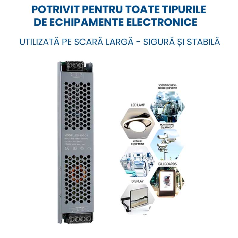 Sursa de Alimentare Premium, 12V, 5A, Putere 60W, ElectroAZ