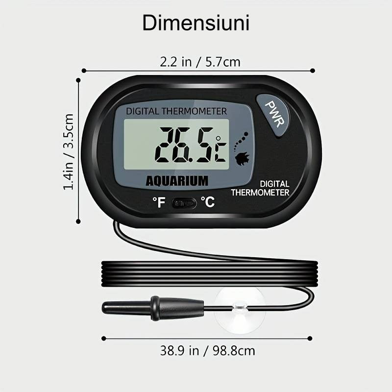 Termometru Digital de Acvariu, -50˚C +70˚C