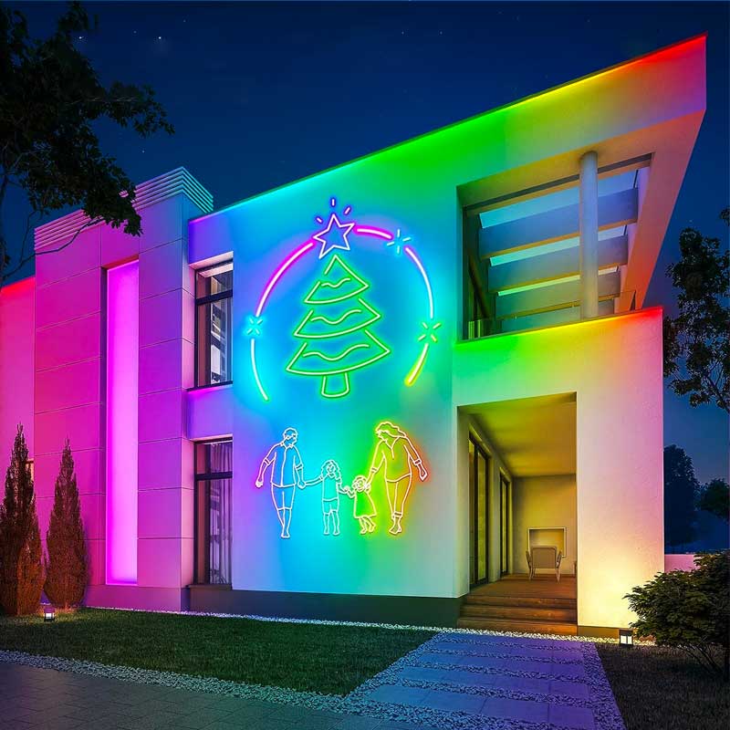 Banda LED COB 576 LED/m - Iluminat RGB, Exterior IP67 - Rola de 5 Metri, ElectroAZ