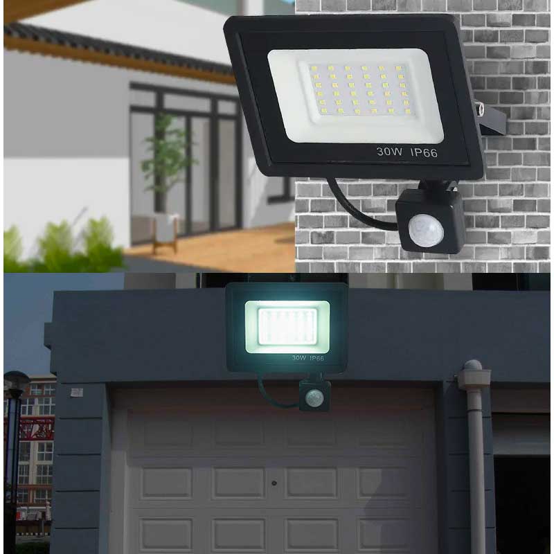 Proiector Led cu Senzor IP66, 220V Putere 100W, ElectroAZ
