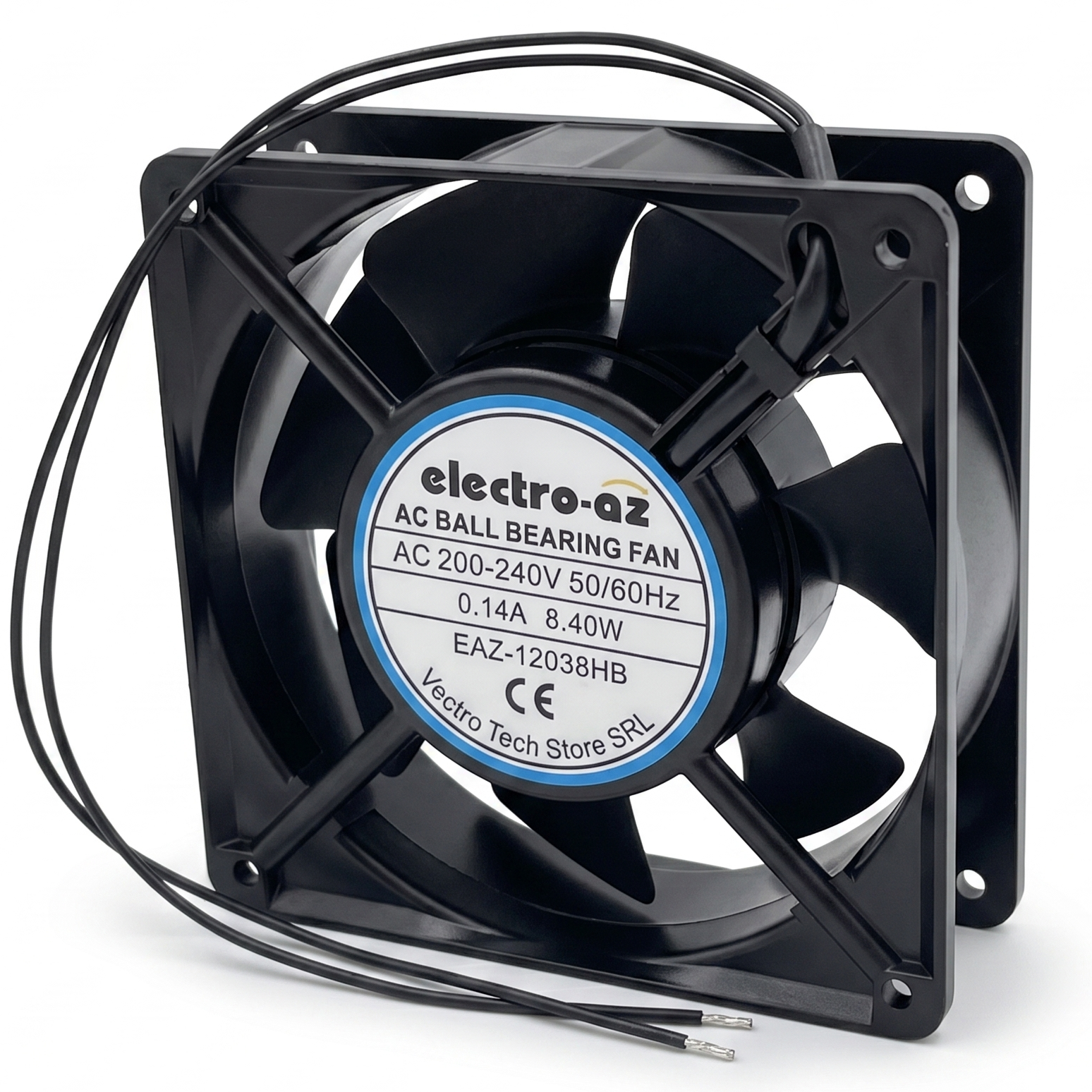 Ventilator Metalic cu Rulmenti, 120x120x38 mm, AC 220V, 8.4W