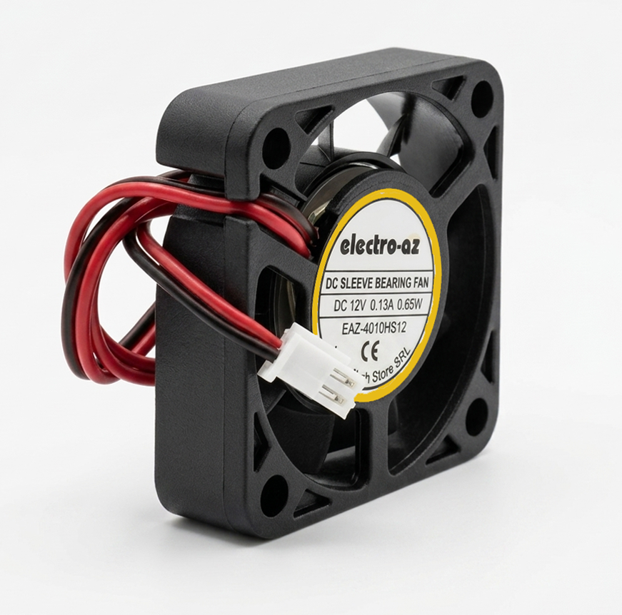 Ventilator DC 12V Tip Cooler, 40x40x12 mm, 0.65W, ABS