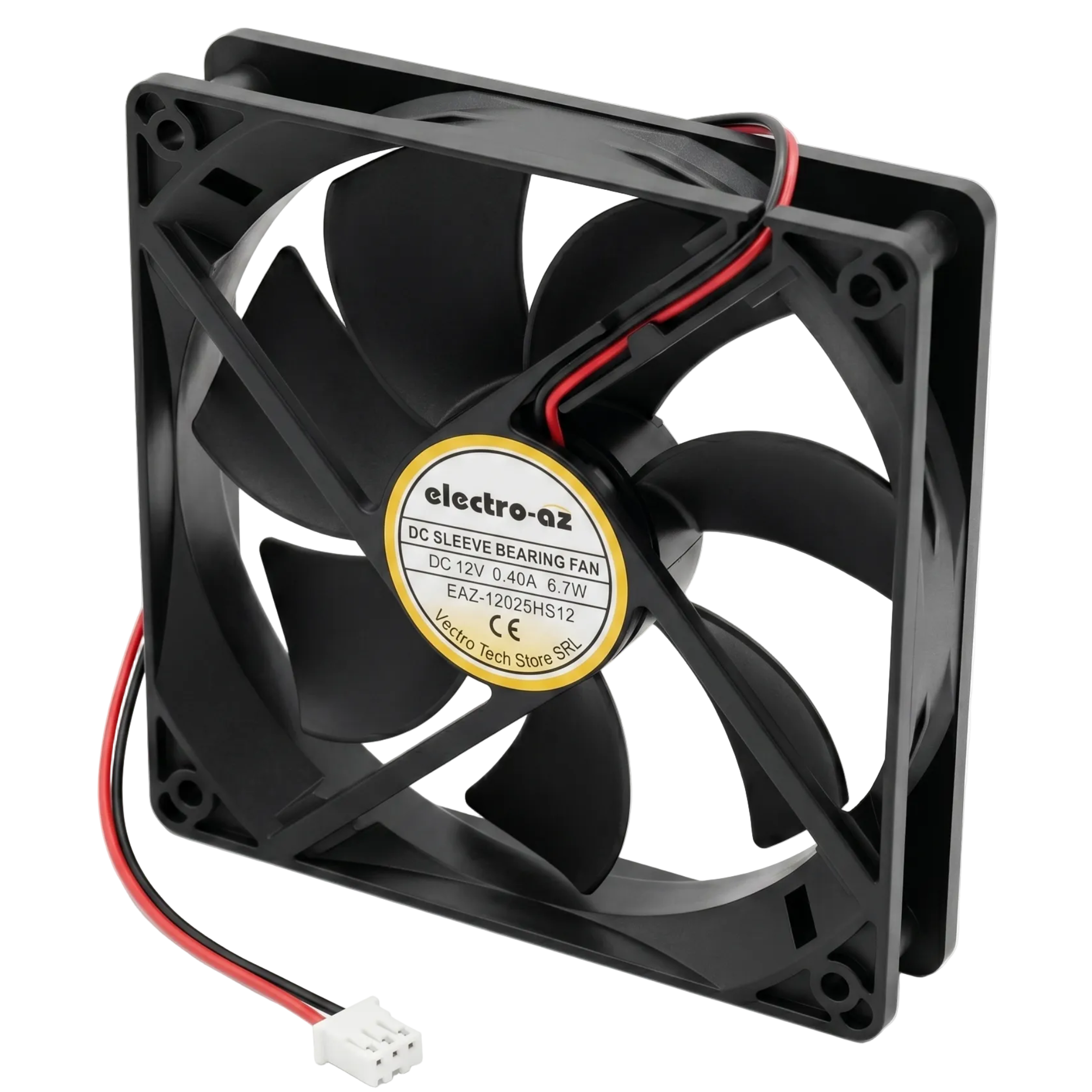 Ventilator DC 12V Tip Cooler, 120x120x25 mm, 6.7W, ABS