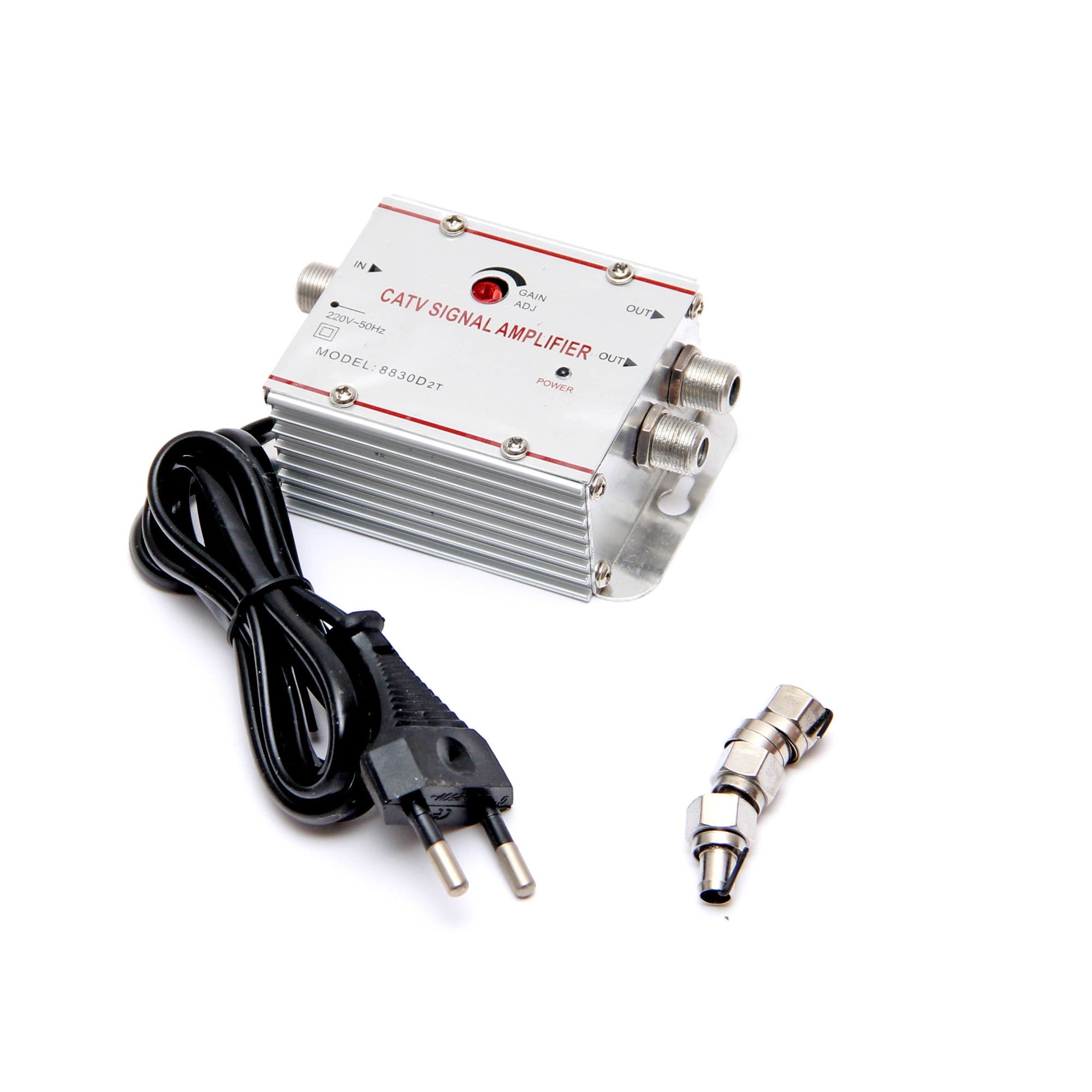 Amplificator de semnal TV cu 2 iesiri 20 dB