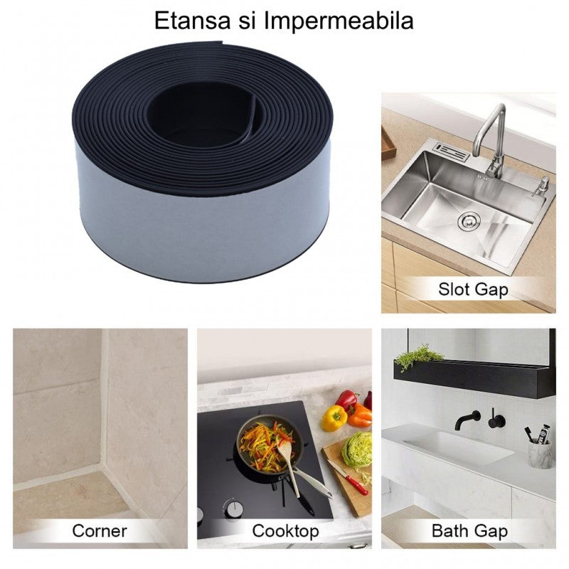 Banda pentru Etansare, Latime 3.8cm, Lungime 3.2m, Negru