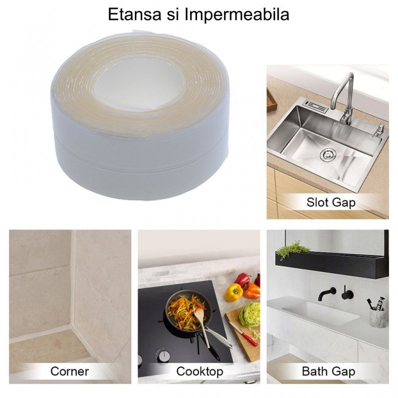 Banda pentru Etansare, Latime 3.8cm, Lungime 3.2m, Transparent