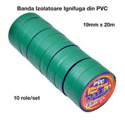 Banda Izolier Verde 19mm x 20m SET 2 BUC