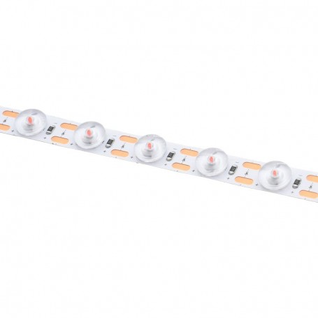 Banda Led 2835 cu Lupa - 24V - 480Led - 220W, IP20 Lumina Rosu, Rola/10ml