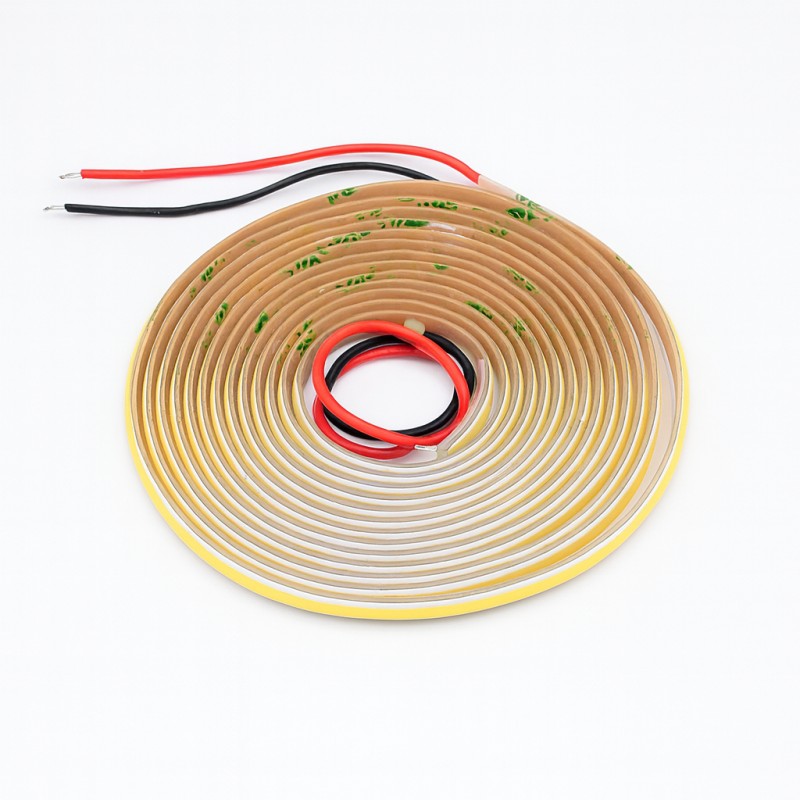 Banda Led Cob 560D/m - Lumina 2 in 1 Alb 2700K-6500K - 24V/2 Fire - 8mm - 10W/m -  RA 90, Protectie IP20 - Rola/5m